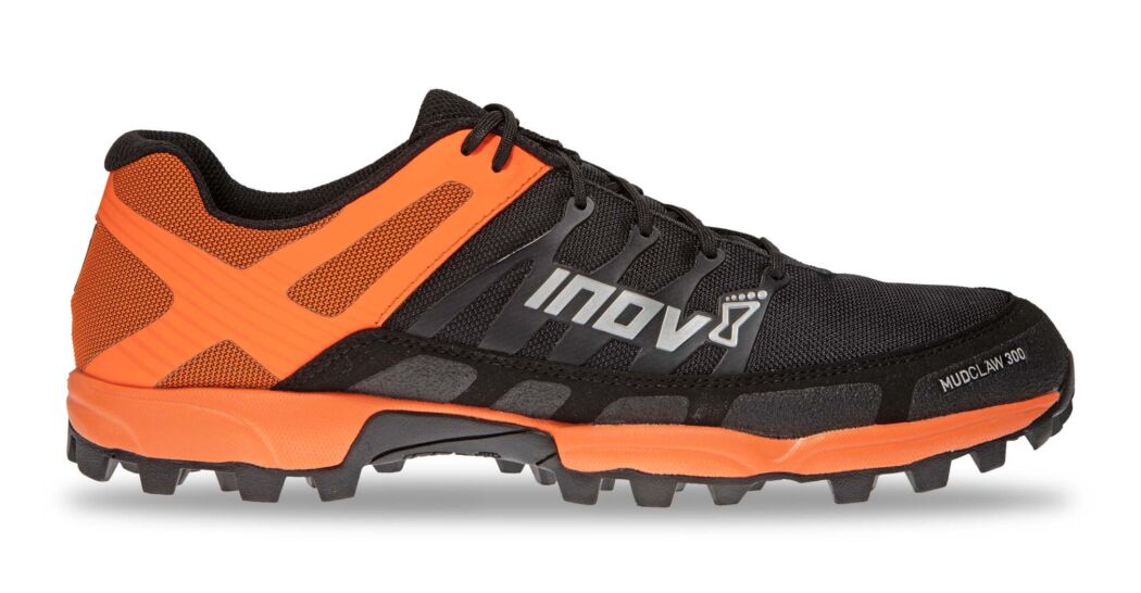 Buty Do Biegania Inov-8 Mudclaw 300 Męskie Czarne/Pomarańczowe AVM-058179